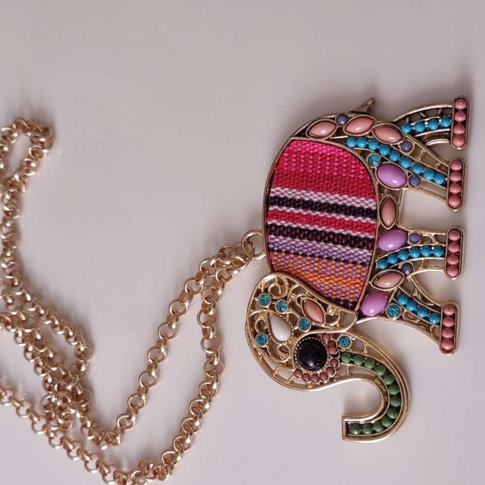 Decree Elephant Necklace - Picture 2 of 5